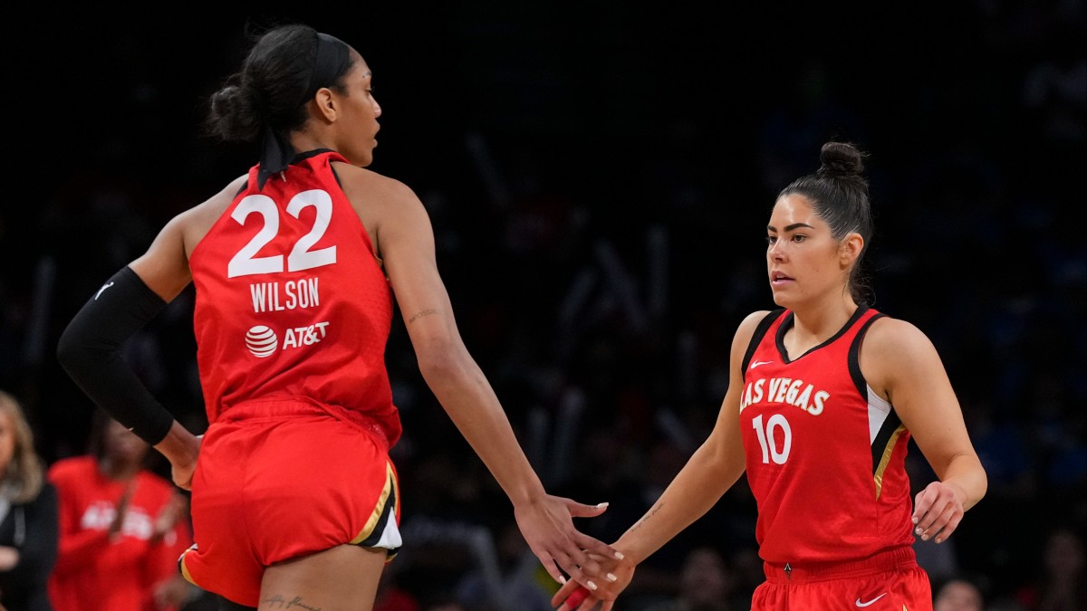 WNBA A'ja Wilson & Kelsey Plum - Las Vegas Aces