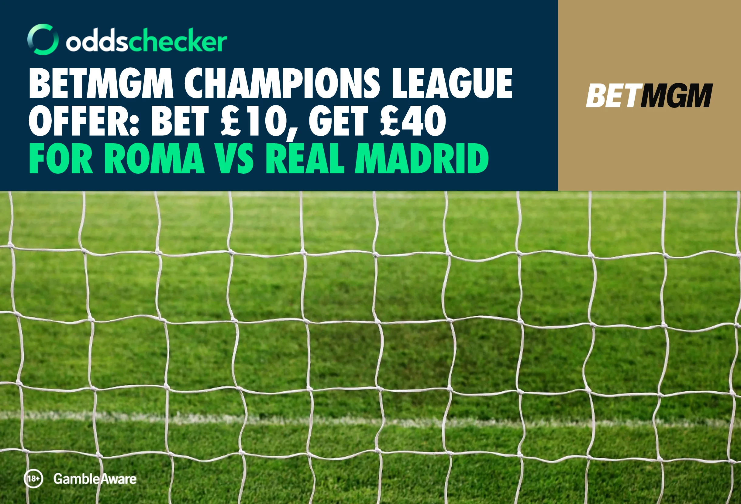 BetMGM Champions League Offer: Bet £10, Get £40 for Roma vs Real Madrid