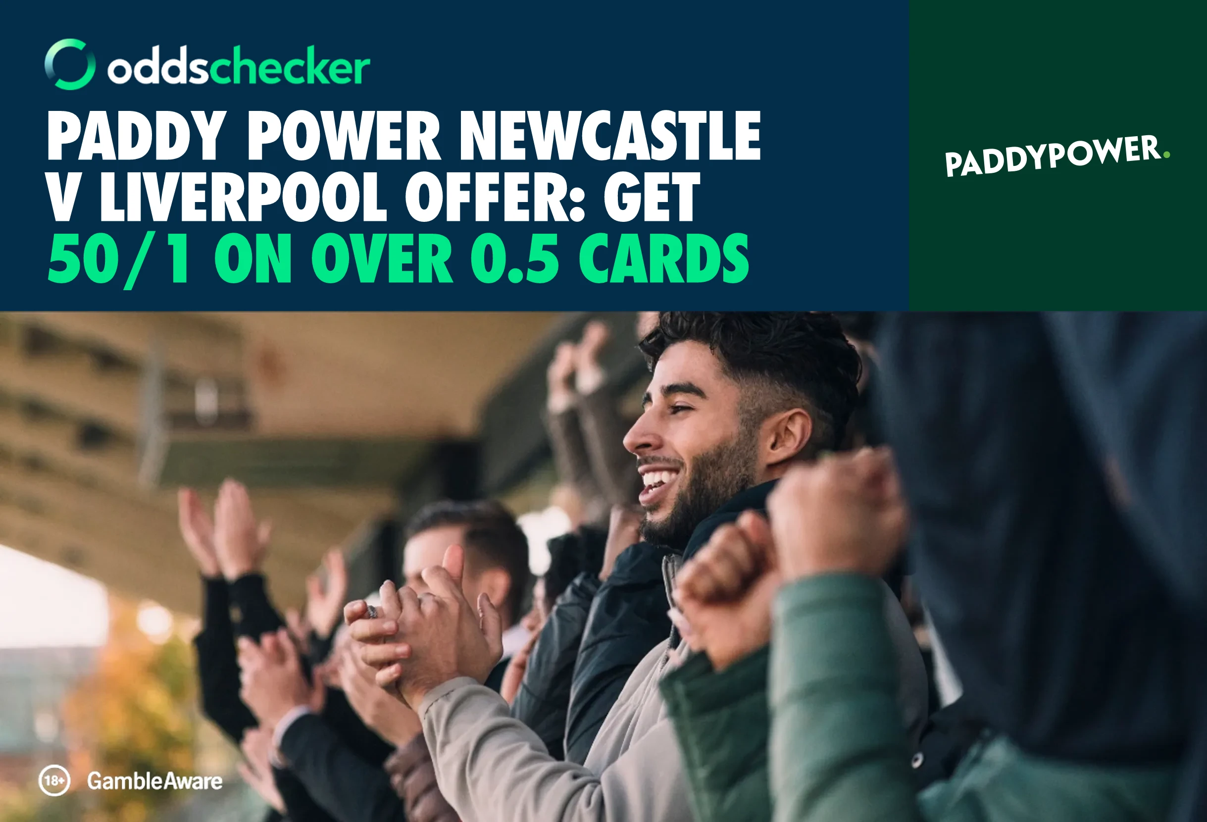 Newcastle v Liverpool Offer: Get 50/1 on 1+ Cards with Paddy Power
