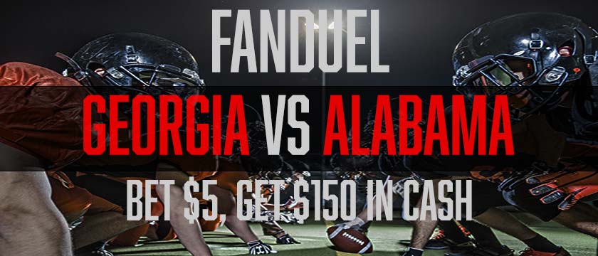 FanDuel: Georgia vs Alabama