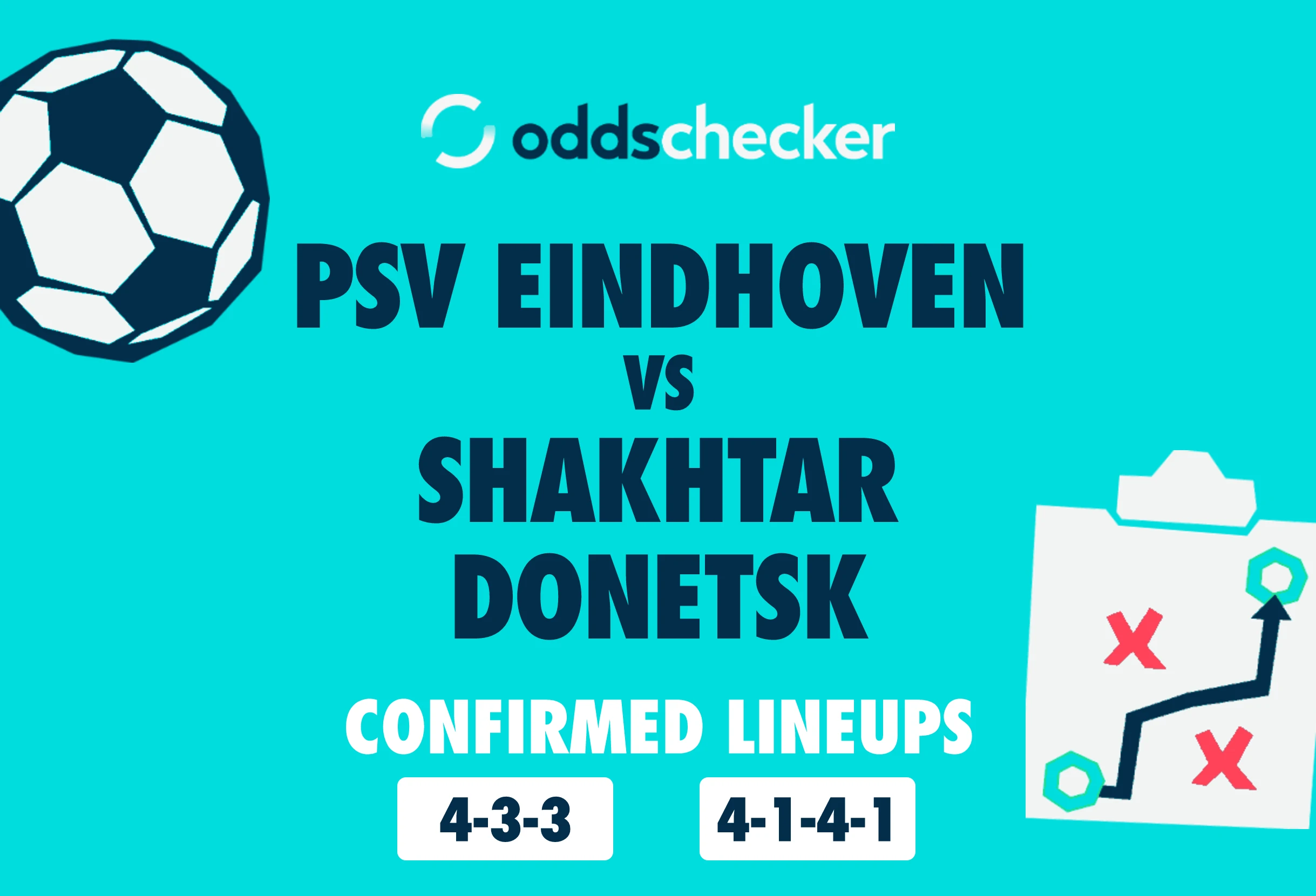 PSV Eindhoven vs Shakhtar Donetsk Confirmed Lineups