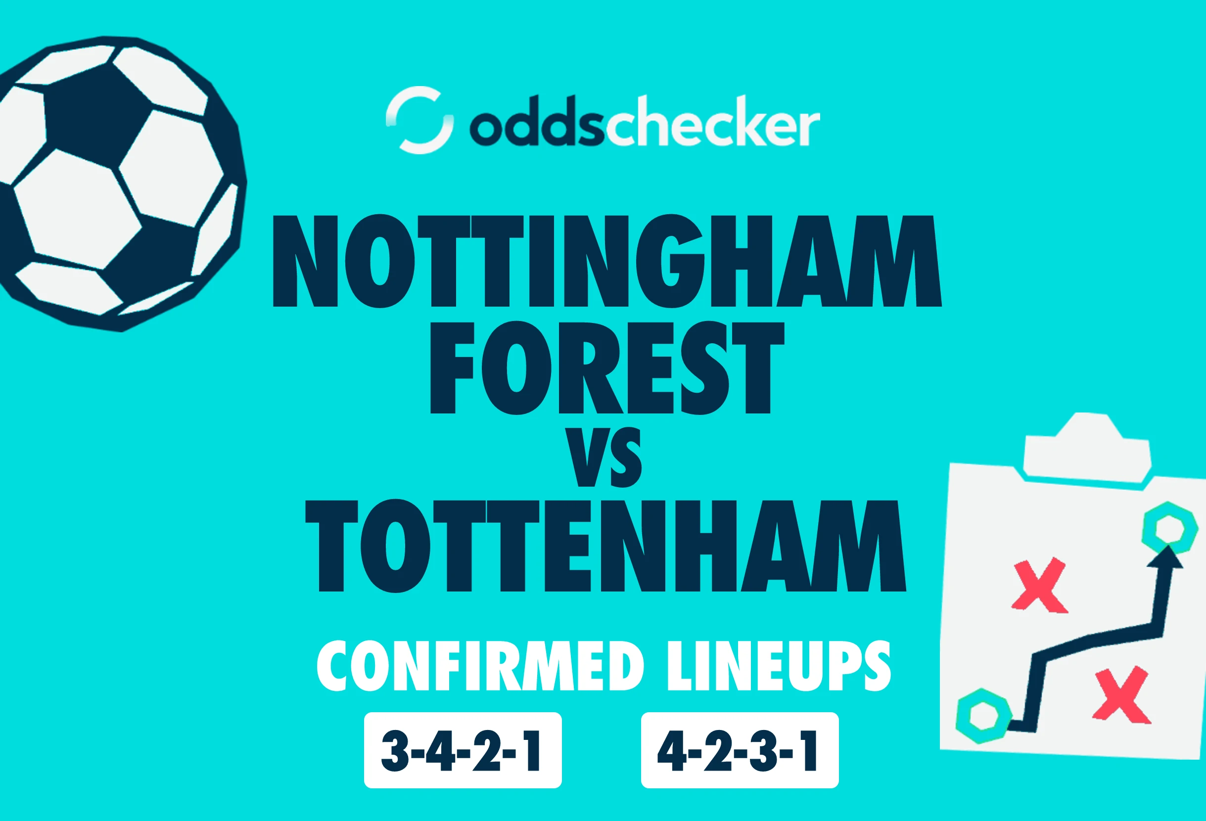 Nottingham Forest vs Tottenham Confirmed Lineups