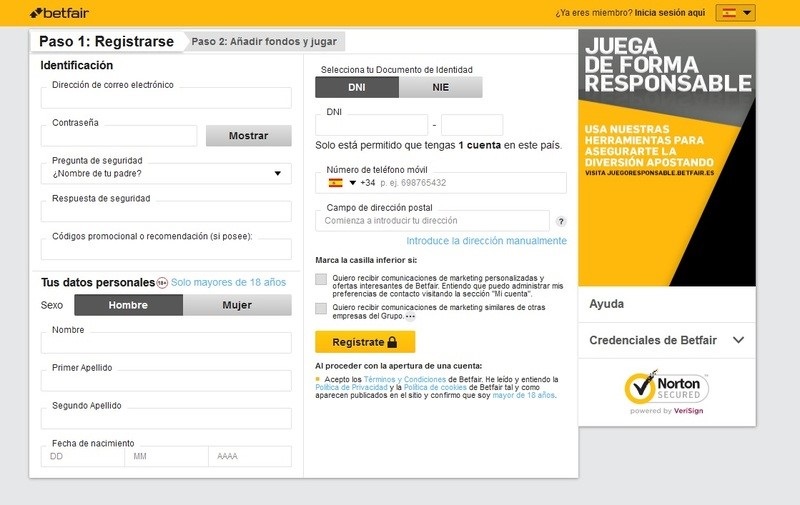 Betfair Sport - Reseña 1