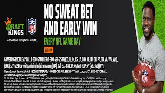 DraftKings No Sweat Bet and Early Win: Claim Both Offers Thursday ...