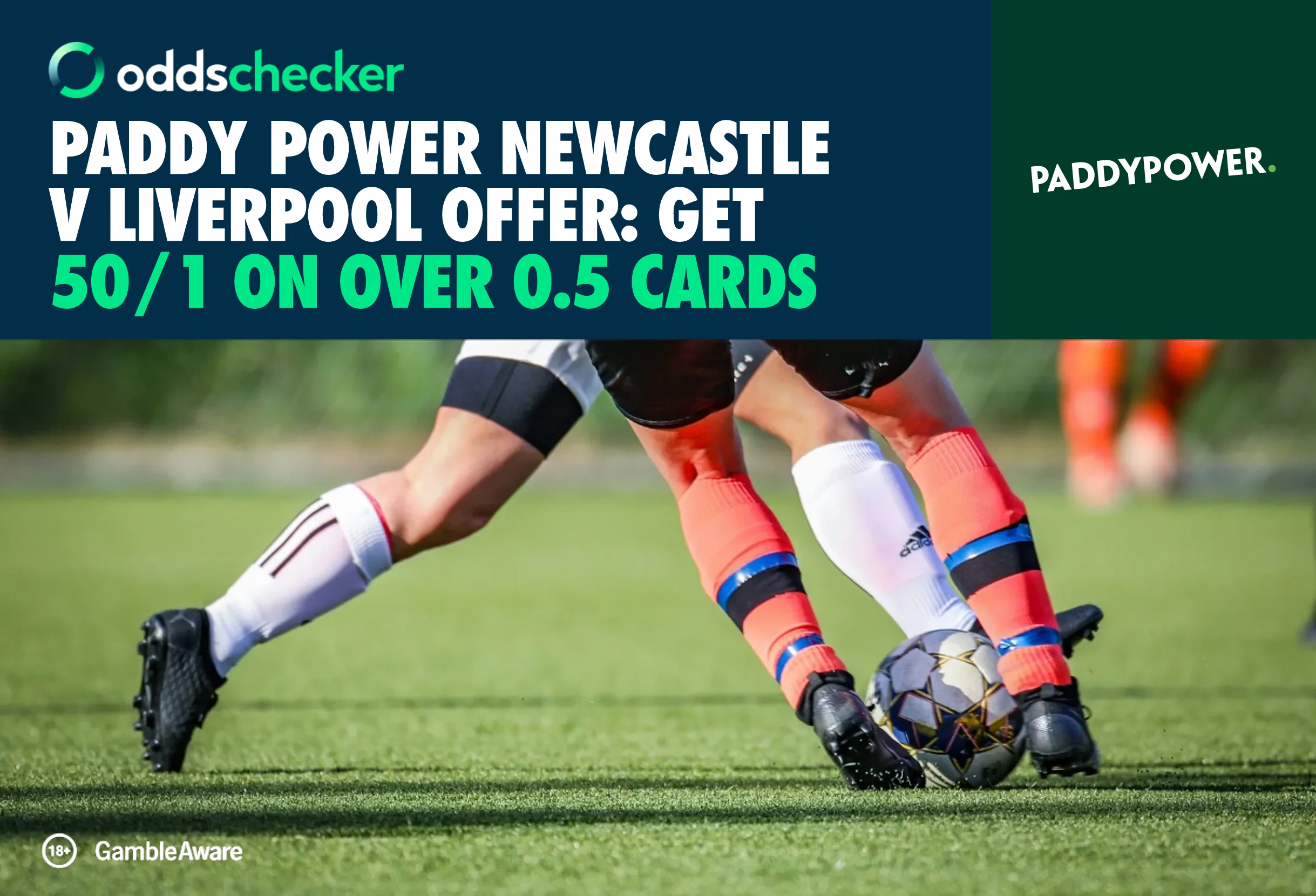 Newcastle v Liverpool Offer: Get 50/1 on 1+ Cards with Paddy Power