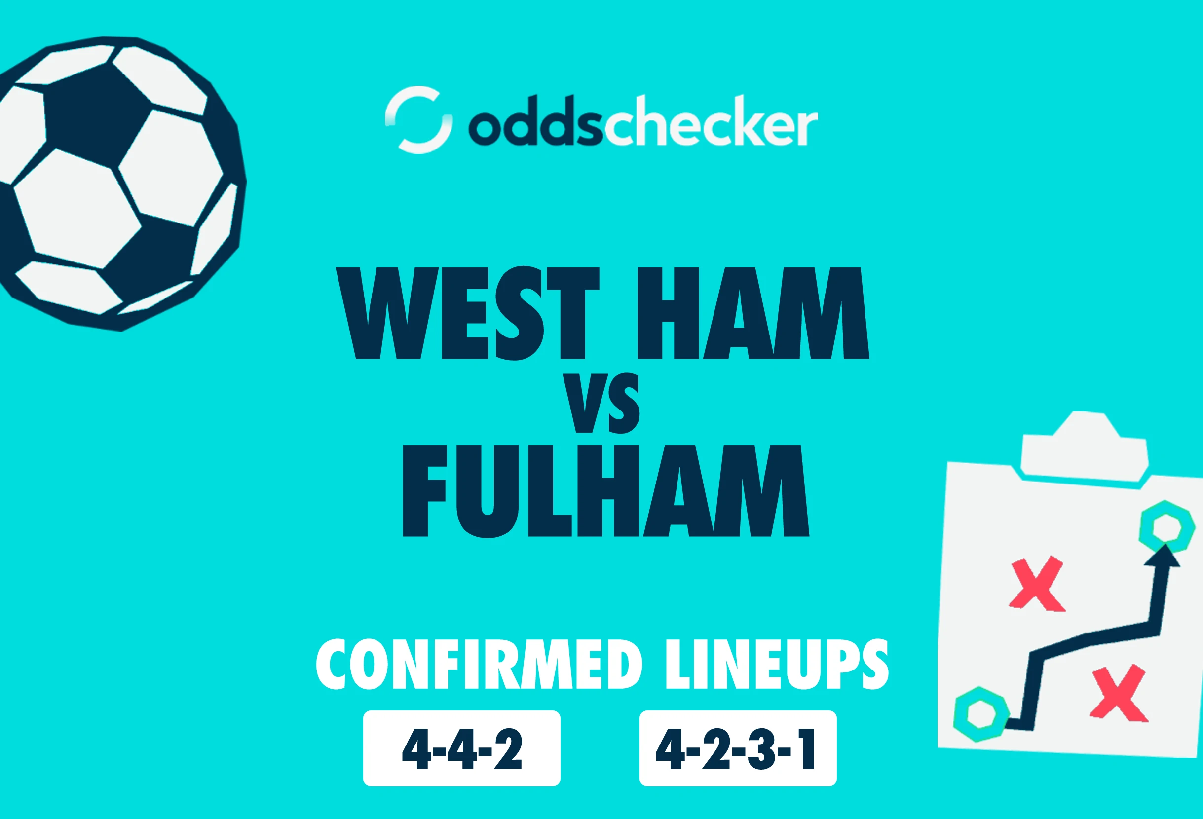 West Ham vs Fulham Confirmed Lineups