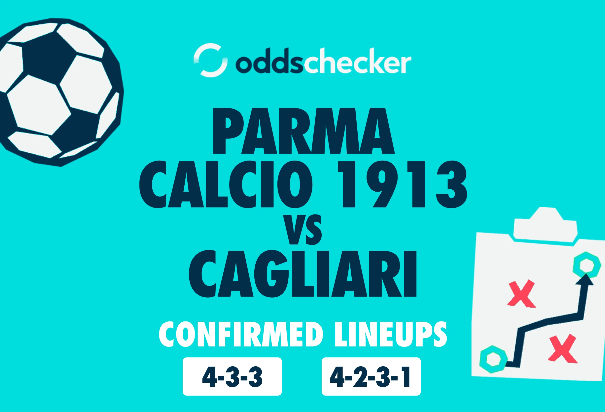 Parma Calcio 1913 vs Cagliari Confirmed Lineups