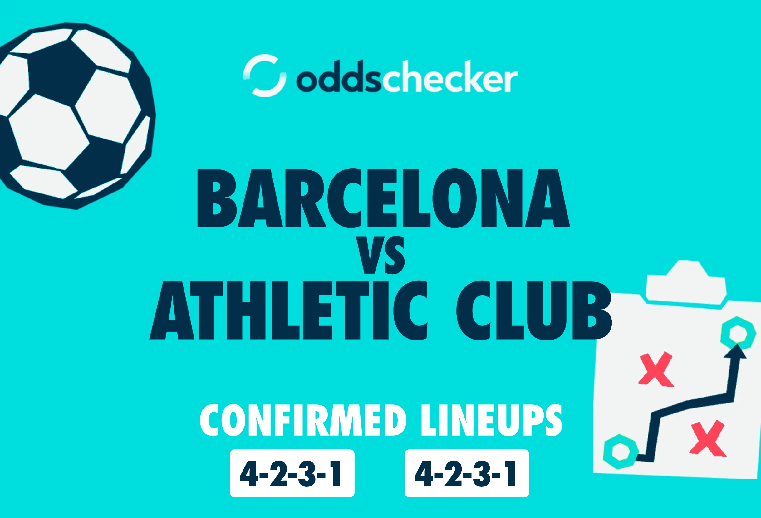 Barcelona vs Athletic Club Confirmed Lineups