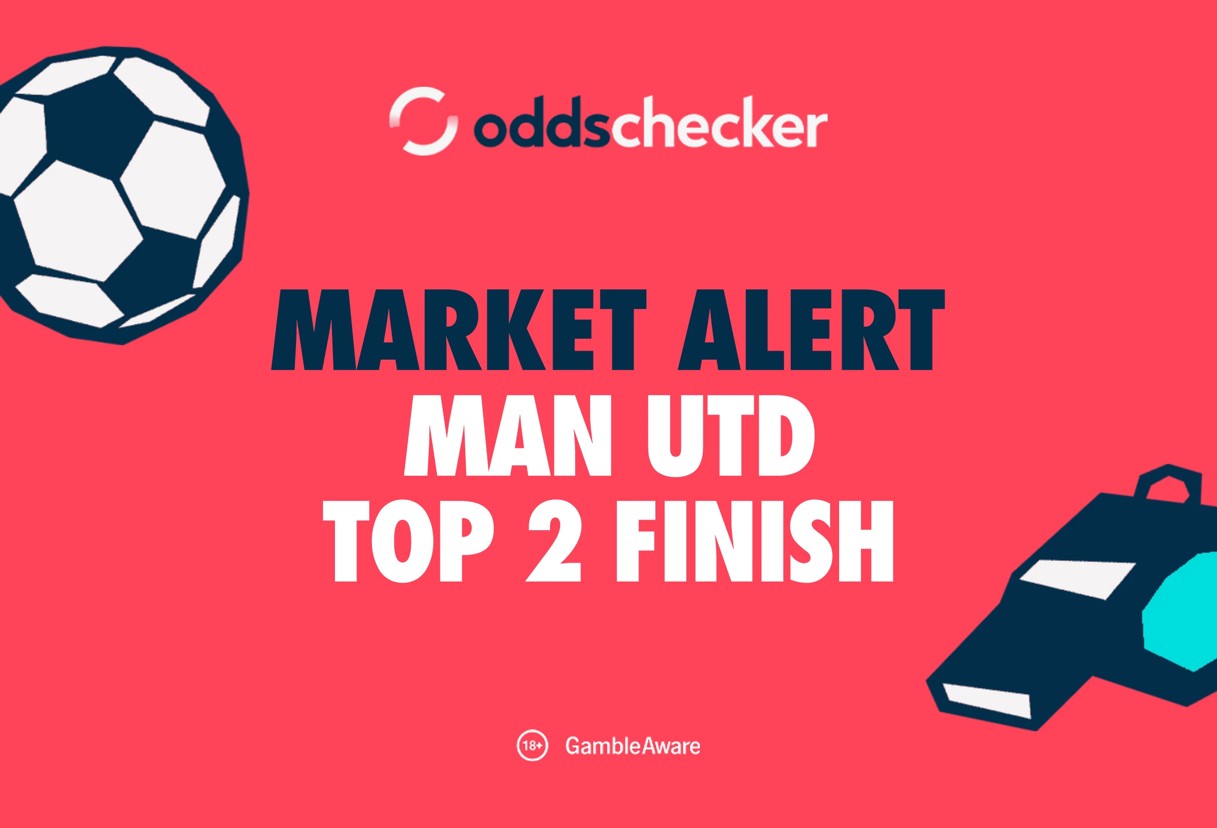 Premier League Top 2 Finish Odds: United Given 10% Chance