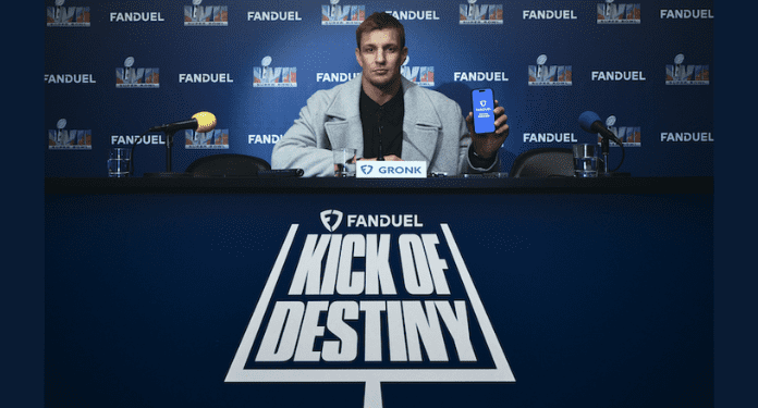 FanDuel on X: Almost time for Gronk's #KickOfDestiny 