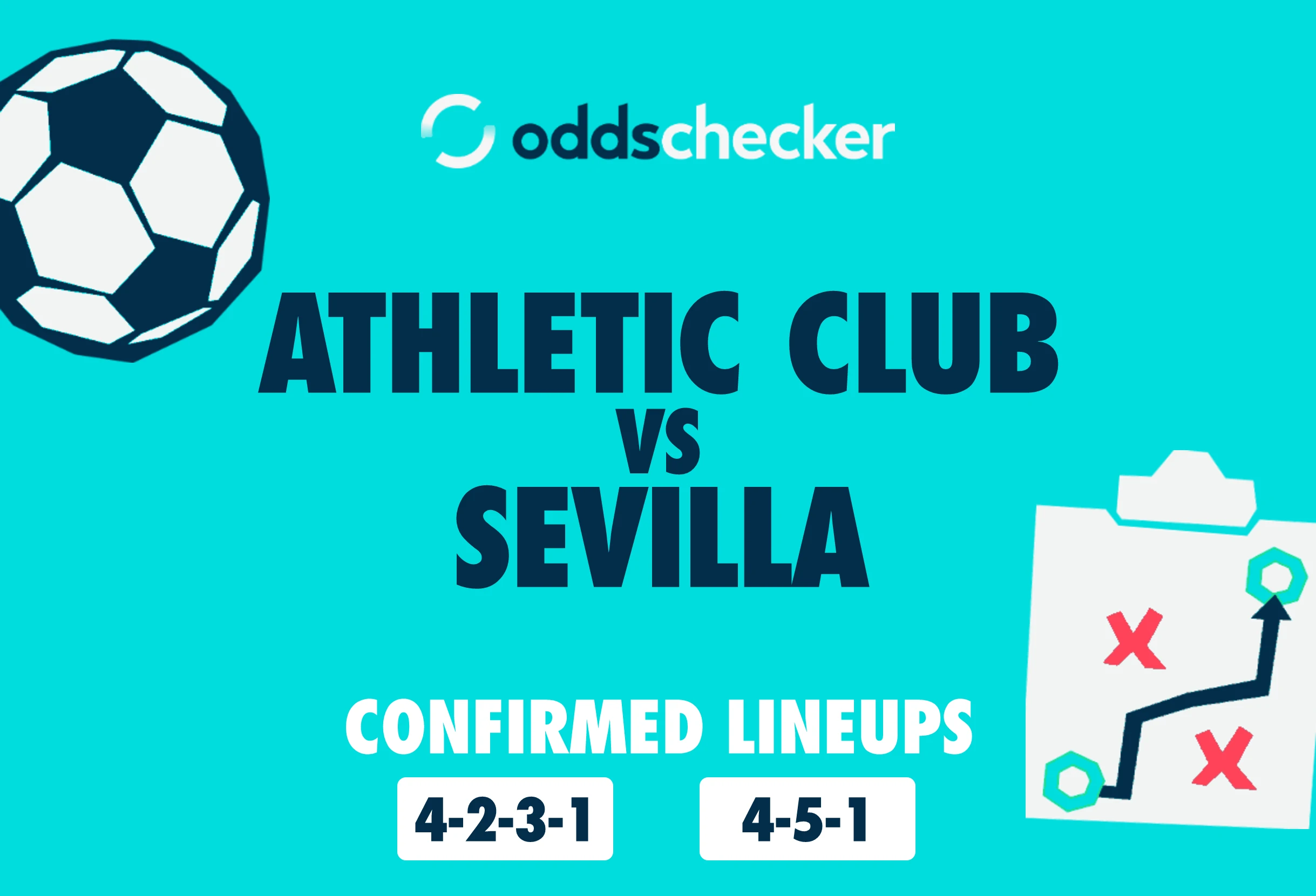 Athletic Club vs Sevilla Confirmed Lineups