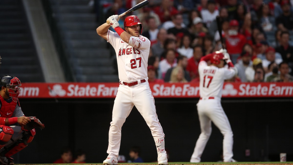 There is a distinct possibility that Mike Trout hit this golf ball