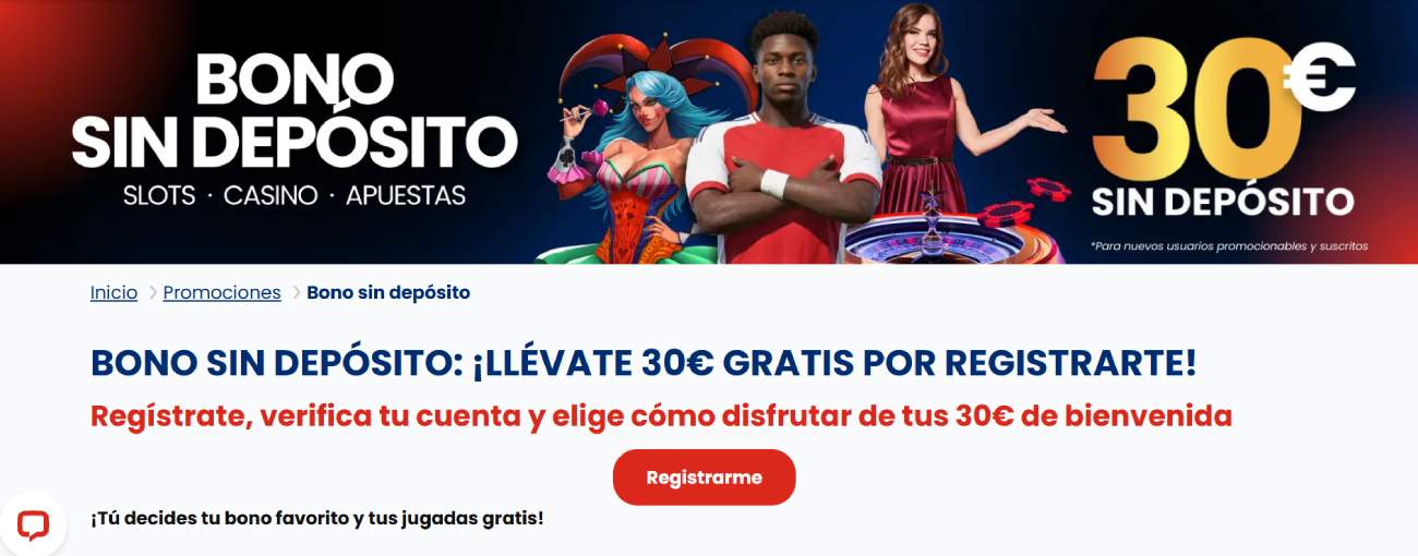Bono sin depósito JOKERBET