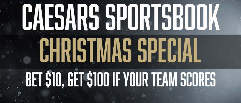 Caesars Sportsbook promo code scores the best NFL Christmas offers