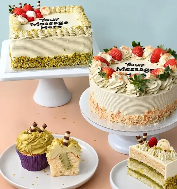 Pistachio cakes