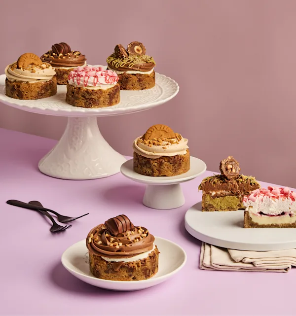 Cookie Cups from Cake Box