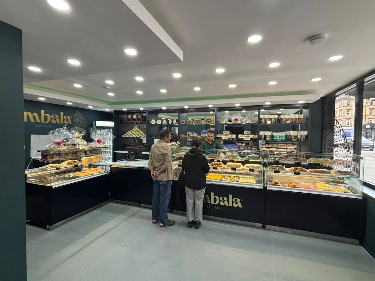Ambala store interior with premium display fridges