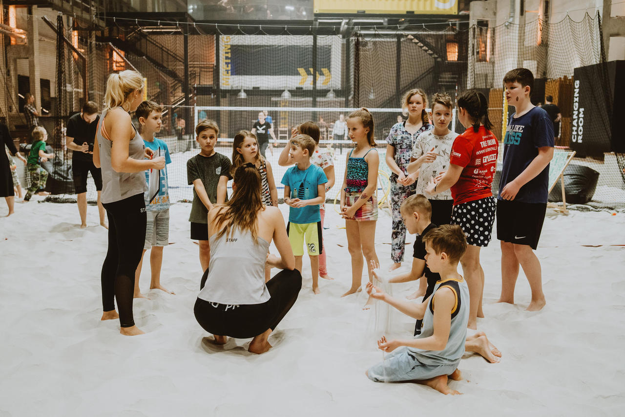 Lasten synttärit Biitsillä