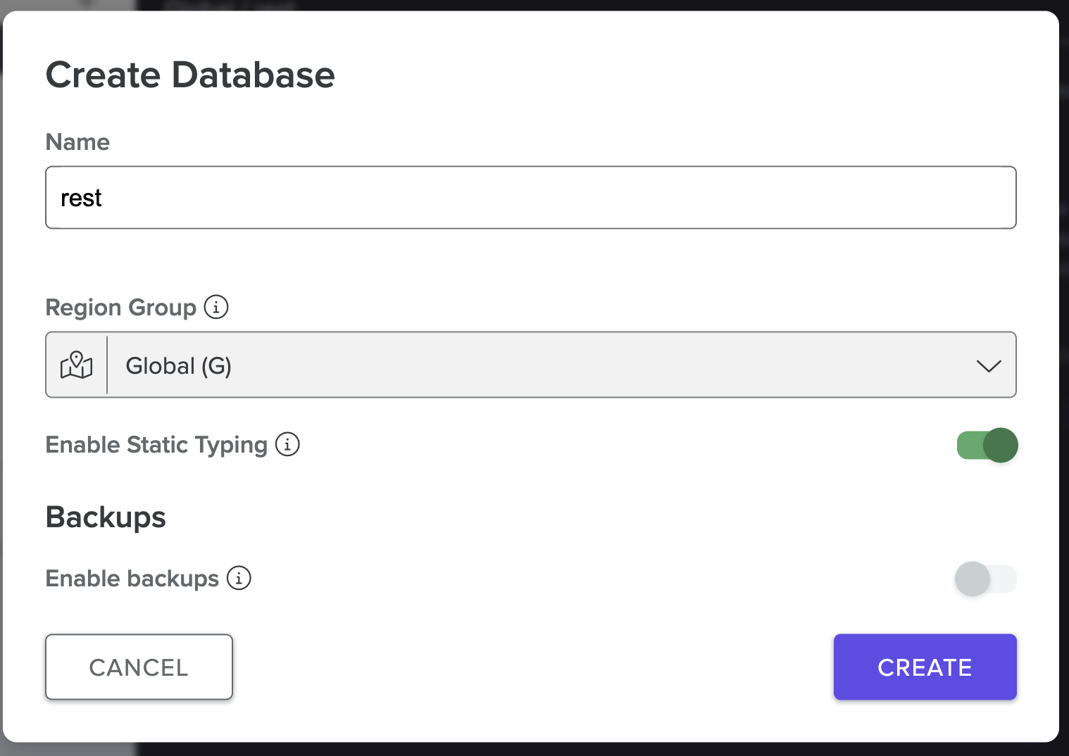 Name your database