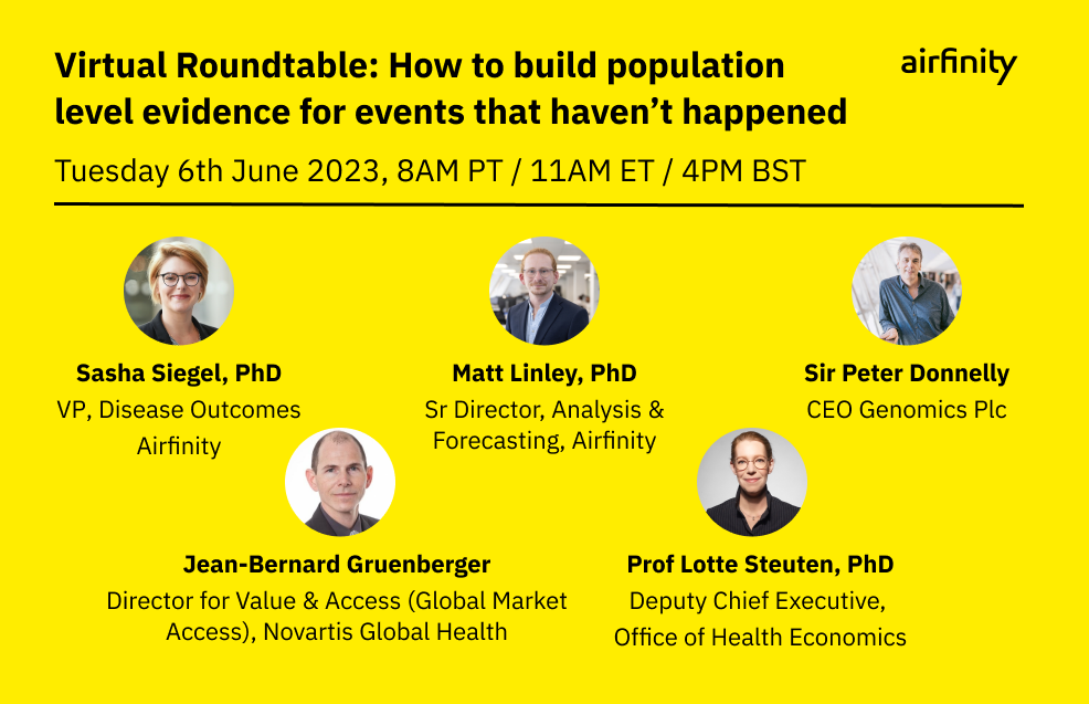  Pre-emptive Health Economics: How to build population level evidence for events that haven’t happened