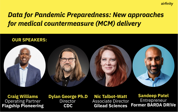 Data for Pandemic Preparedness: New approaches for medical countermeasure (MCM) delivery