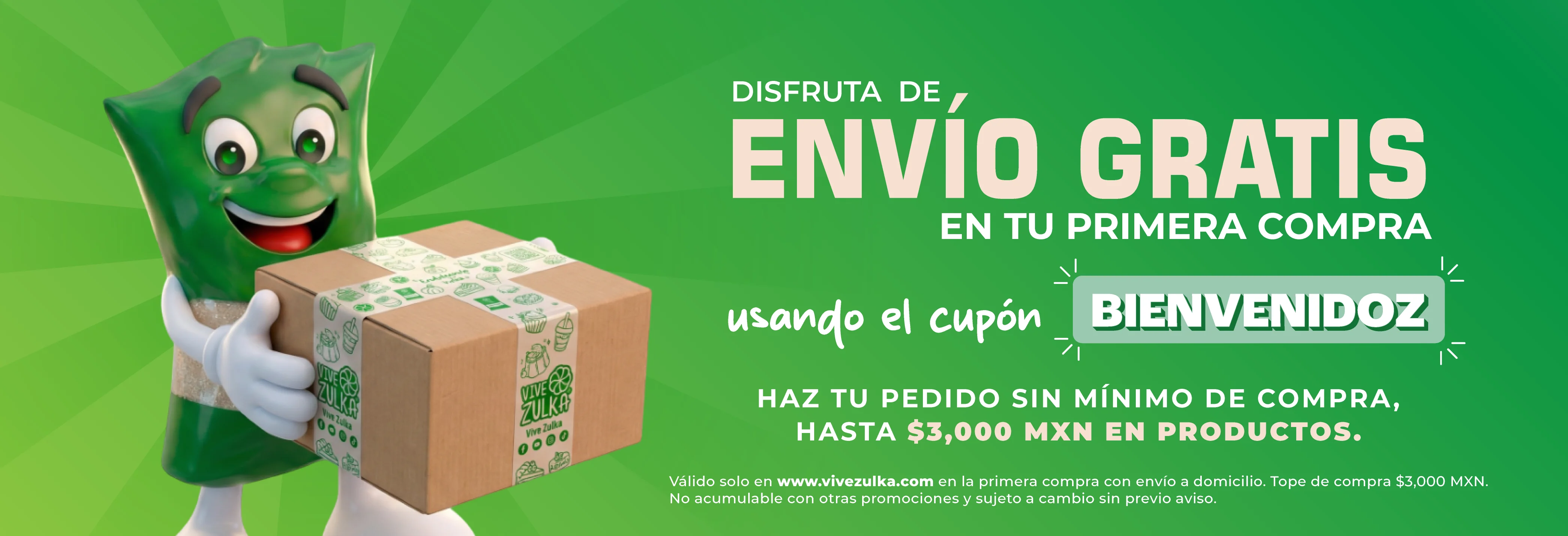 Banner primera compra web