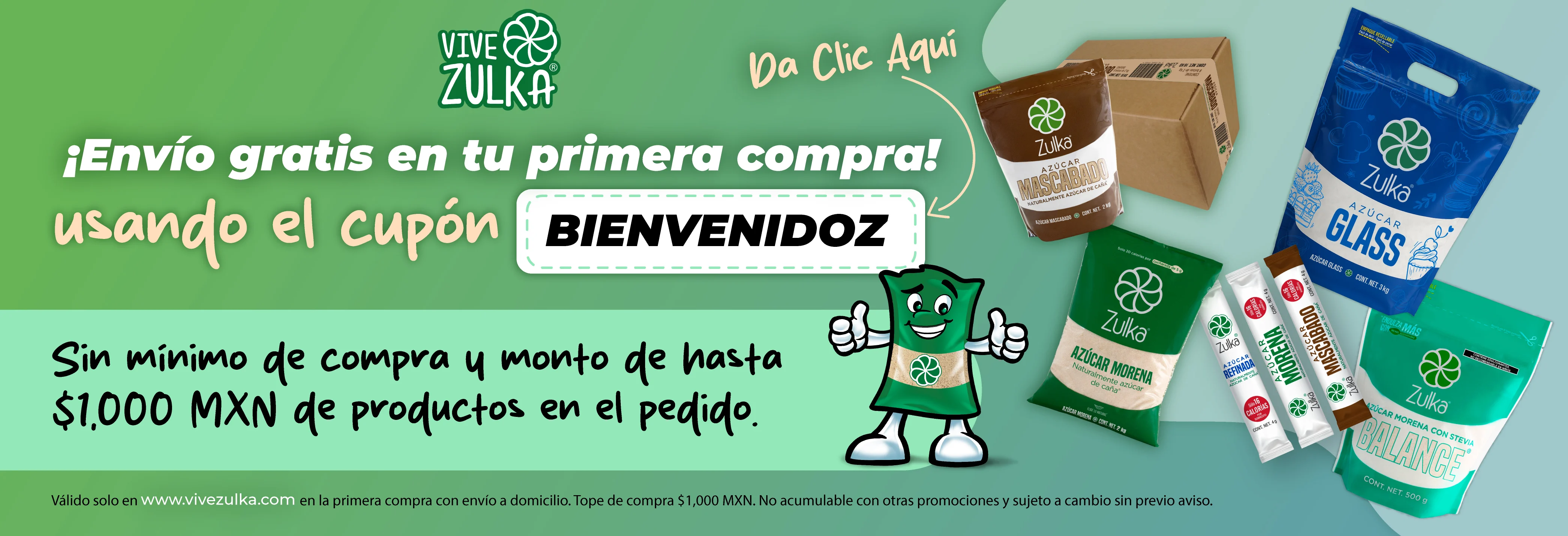 Banner primera compra web