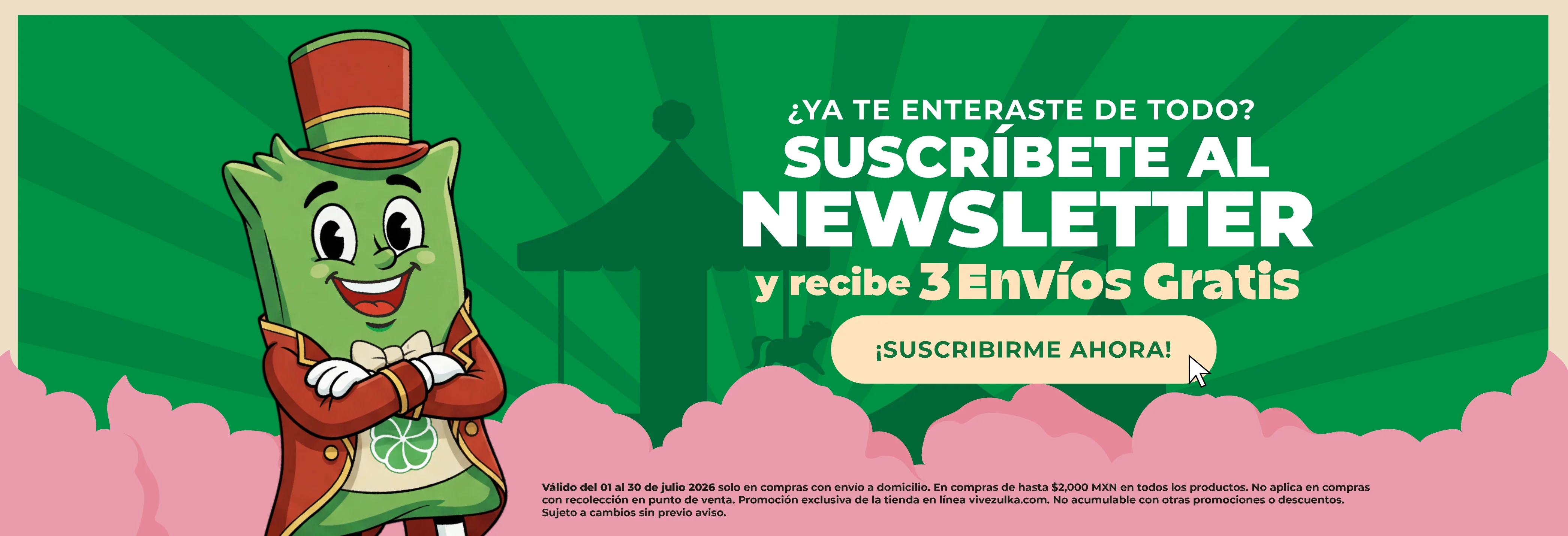 Banner newsletter julio