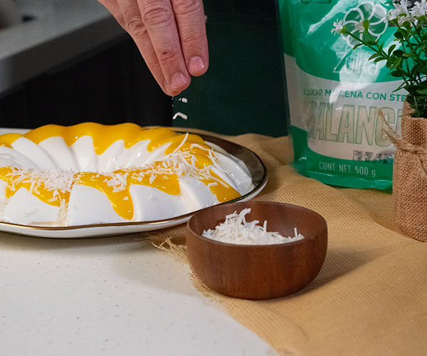 Gelatina de yogucoco.