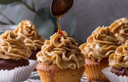 Cupcakees de dulce de leche