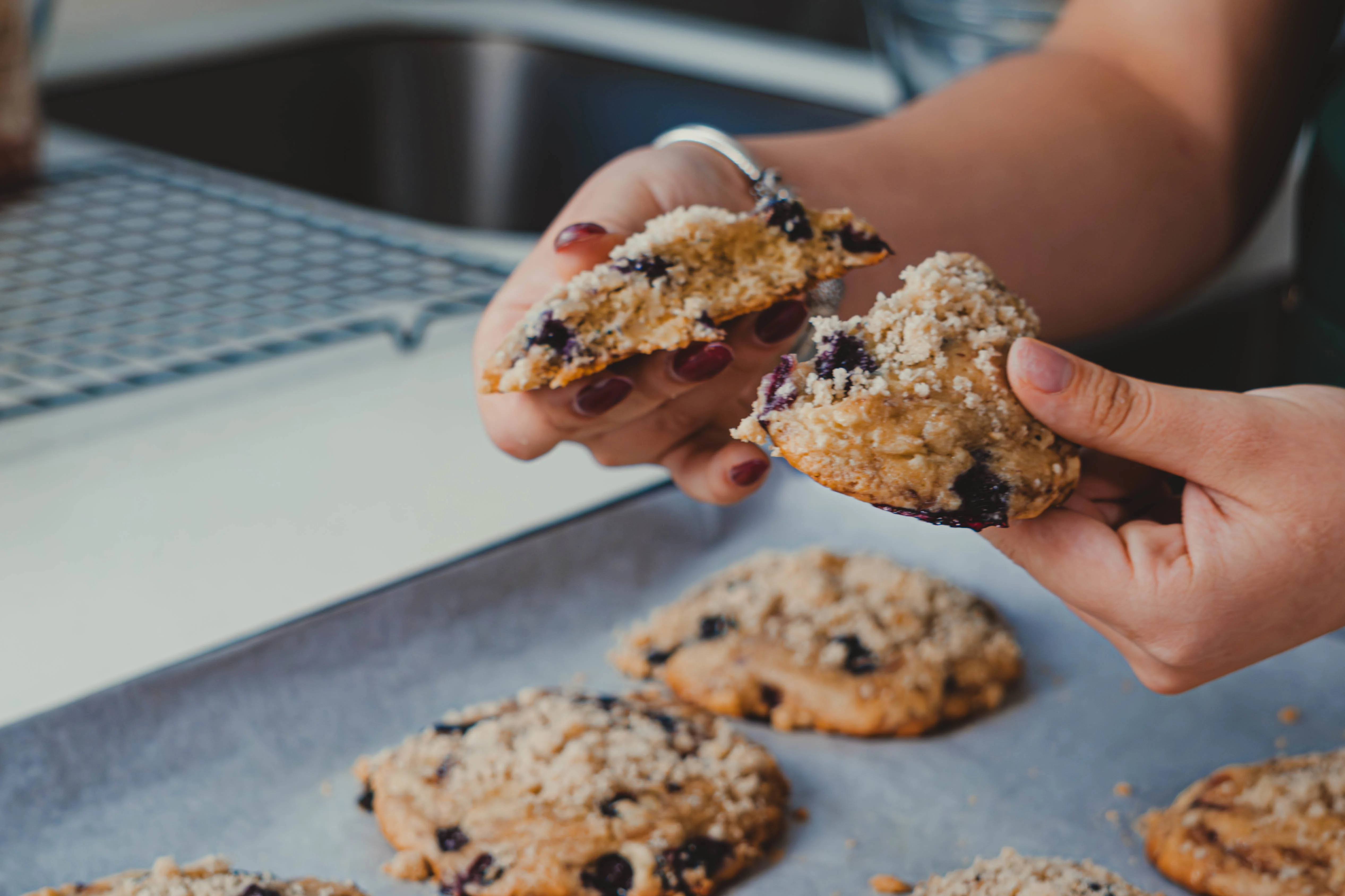 Blueberry Muffin Cookies