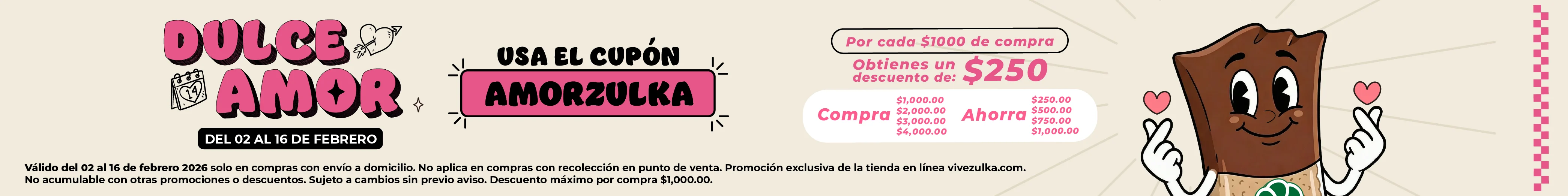 Cintillo promoción san valentín 2026