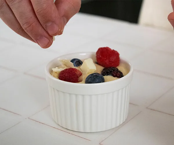 Avena horneada con frutos rojos
