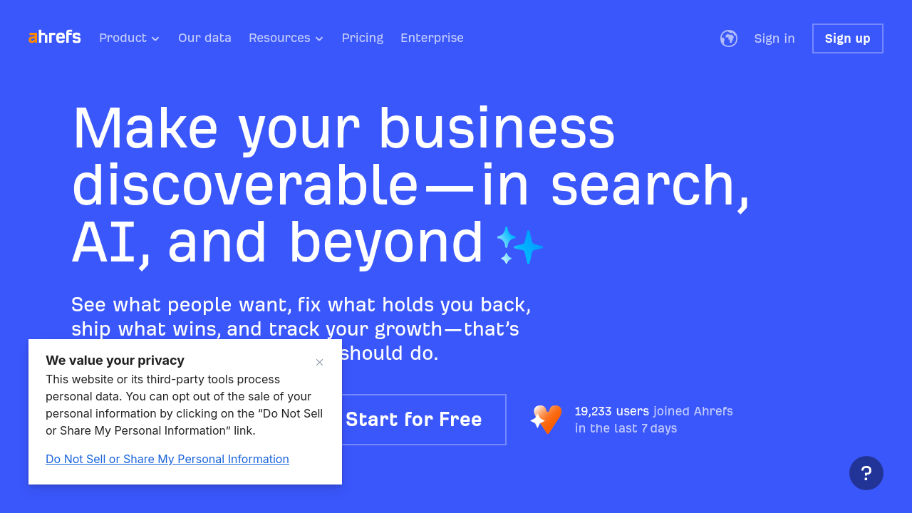Ahrefs Site Explorer: A Powerful Semrush Alternative for Backlink Analysis - Weblish View