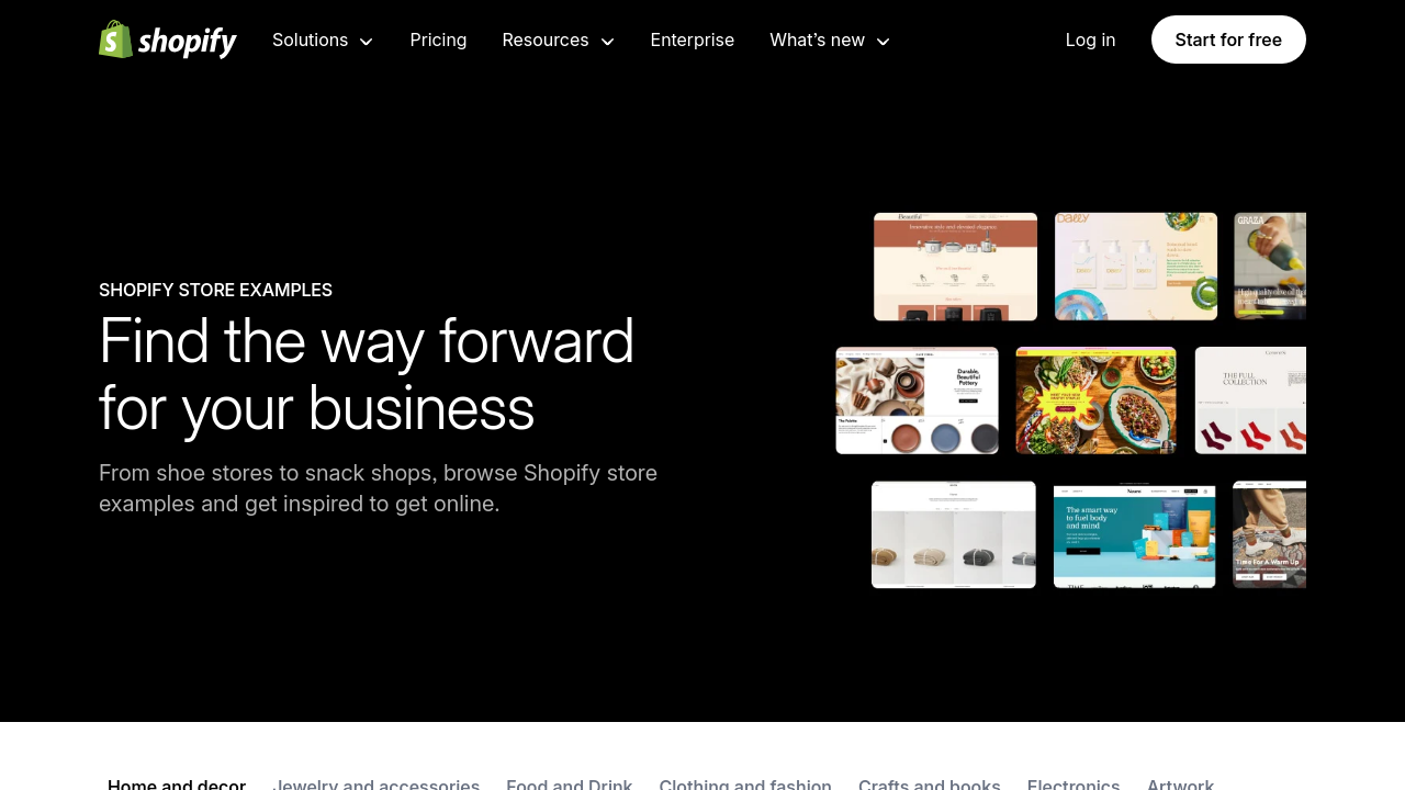 WebLish Ecommerce Store Homepage Screenshot Example