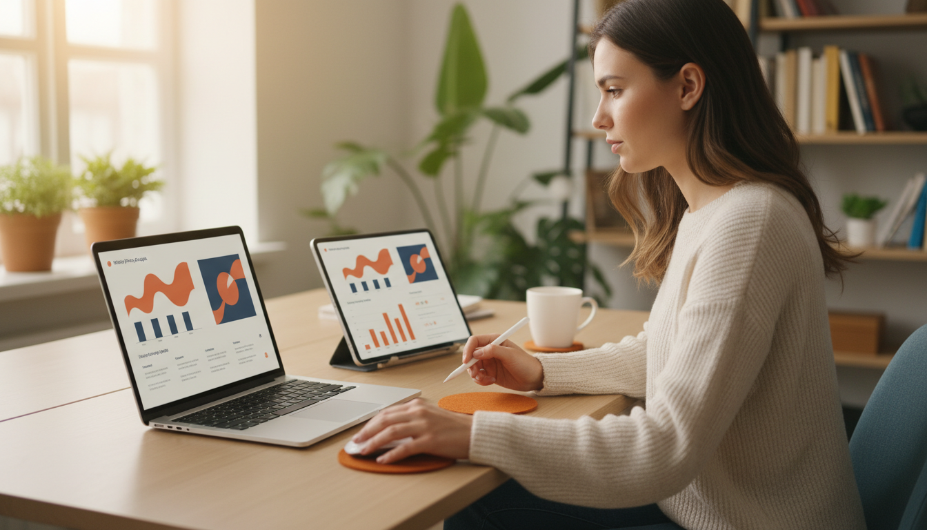 Thoughtful entrepreneur selects optimal small business website pricing tiers on weblish.io platform.