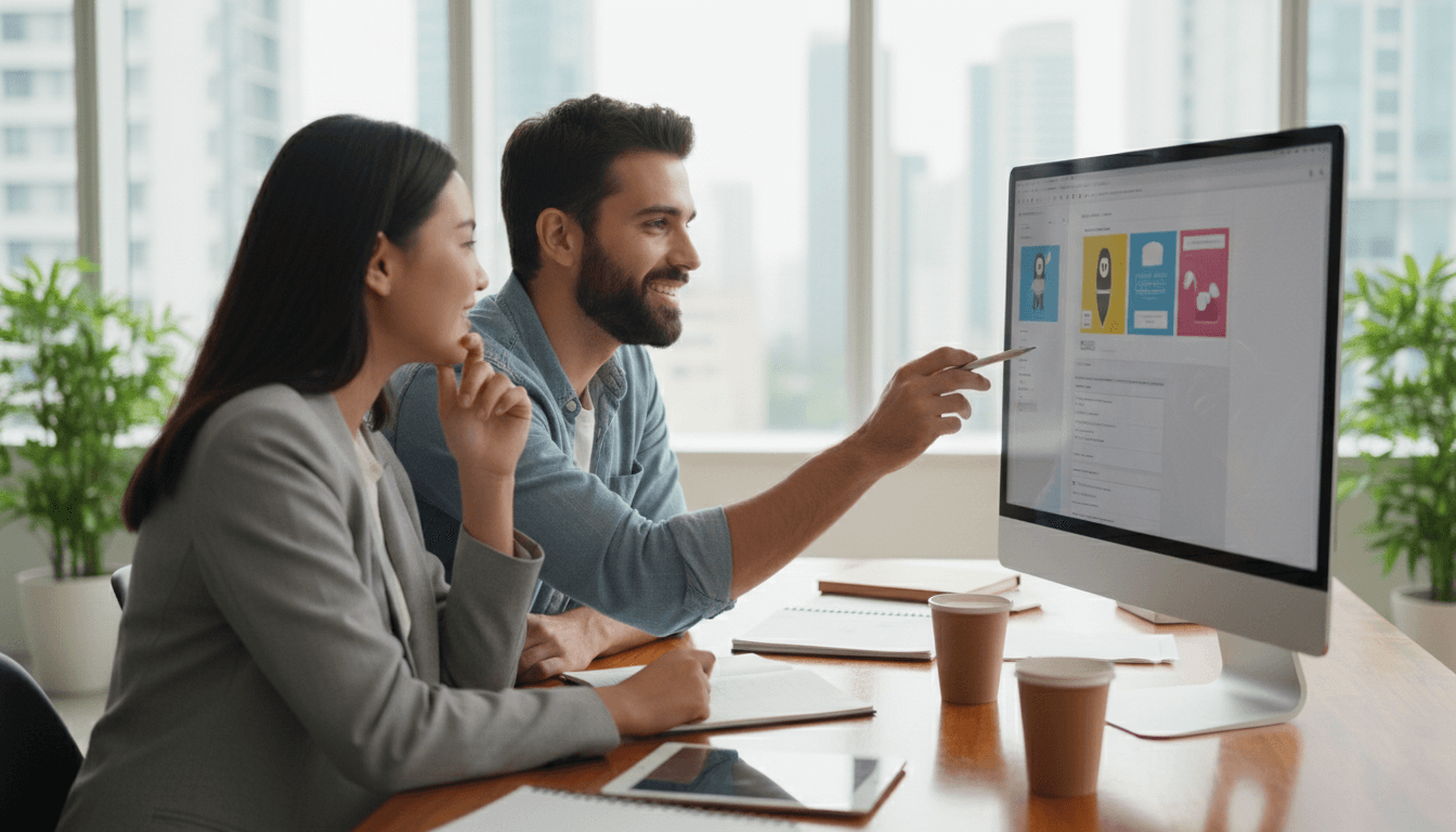 Weblish Collaboration: Client & Website Designer Near Me Discussing Project Goals