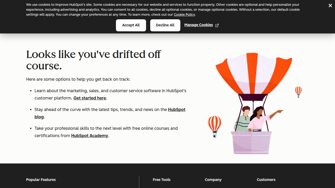 Weblish: Lead Capture Landing Page Example Screenshot