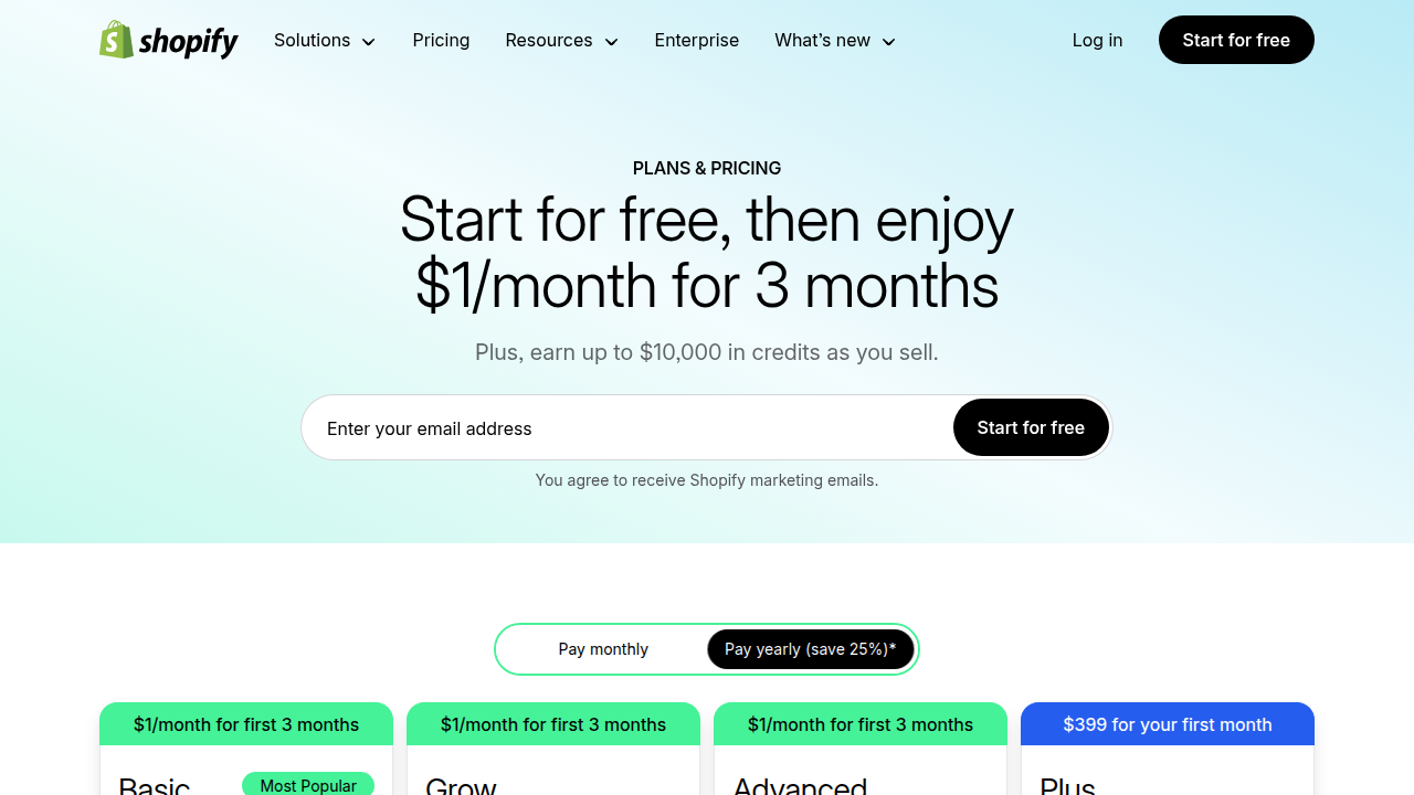 Shopify Pricing Plans: Your Weblish Investment Guide