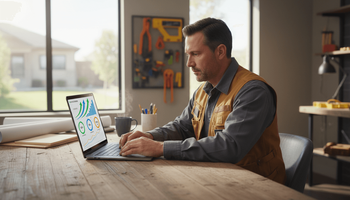 Weblish Contractor Tracks Local Job Success with SEO Dashboard