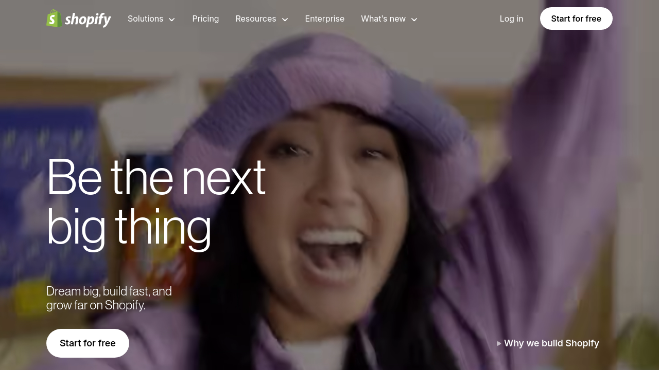 Weblish's Insight into an Online Shop Platform's Homepage