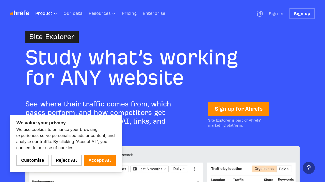 Weblish: Monitoring Key Performance Indicators with SEO Analytics Dashboard