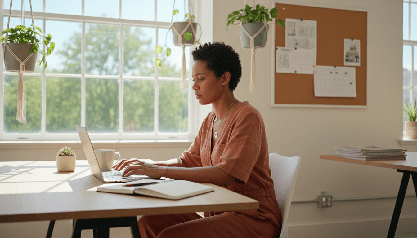 Weblish Grind: Business Owner Crafting Free Online Content