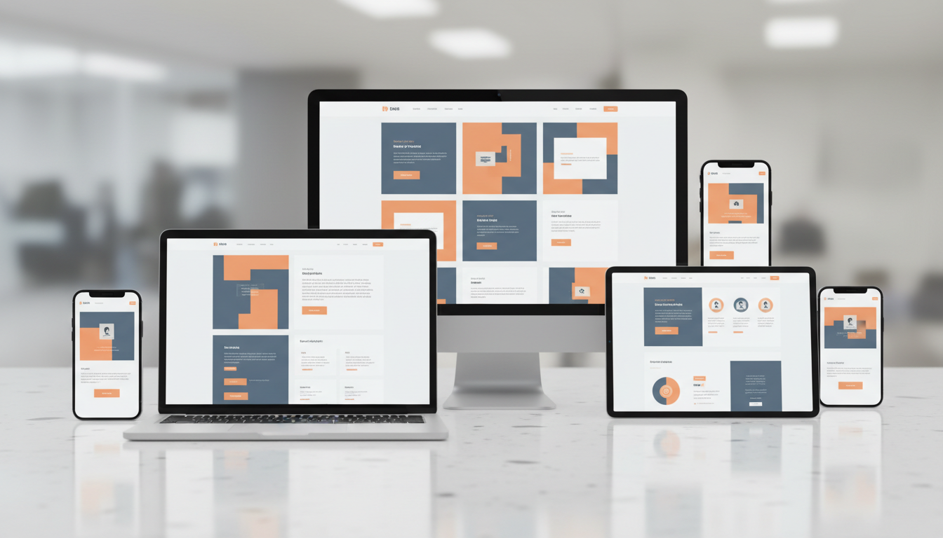 weblish.io showcases diverse marketing websites, highlighting conversion elements on sleek screens.