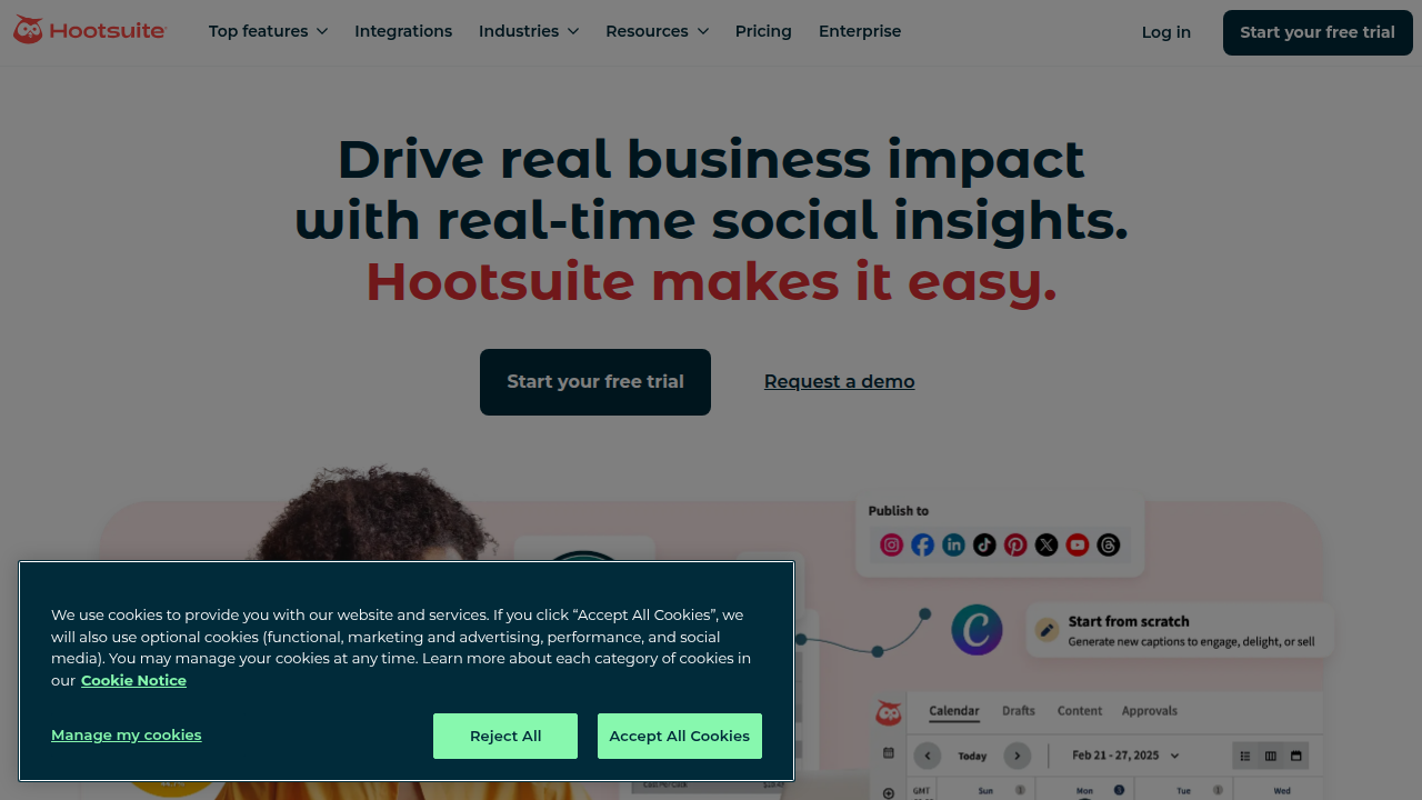 Weblish Insights: Hootsuite Social Media Dashboard Overview