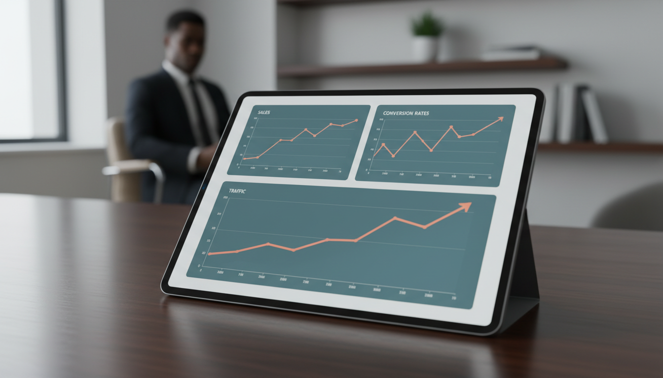 weblish.io Shopify Development Drives Sales, Visualized on an Analytics Dashboard.