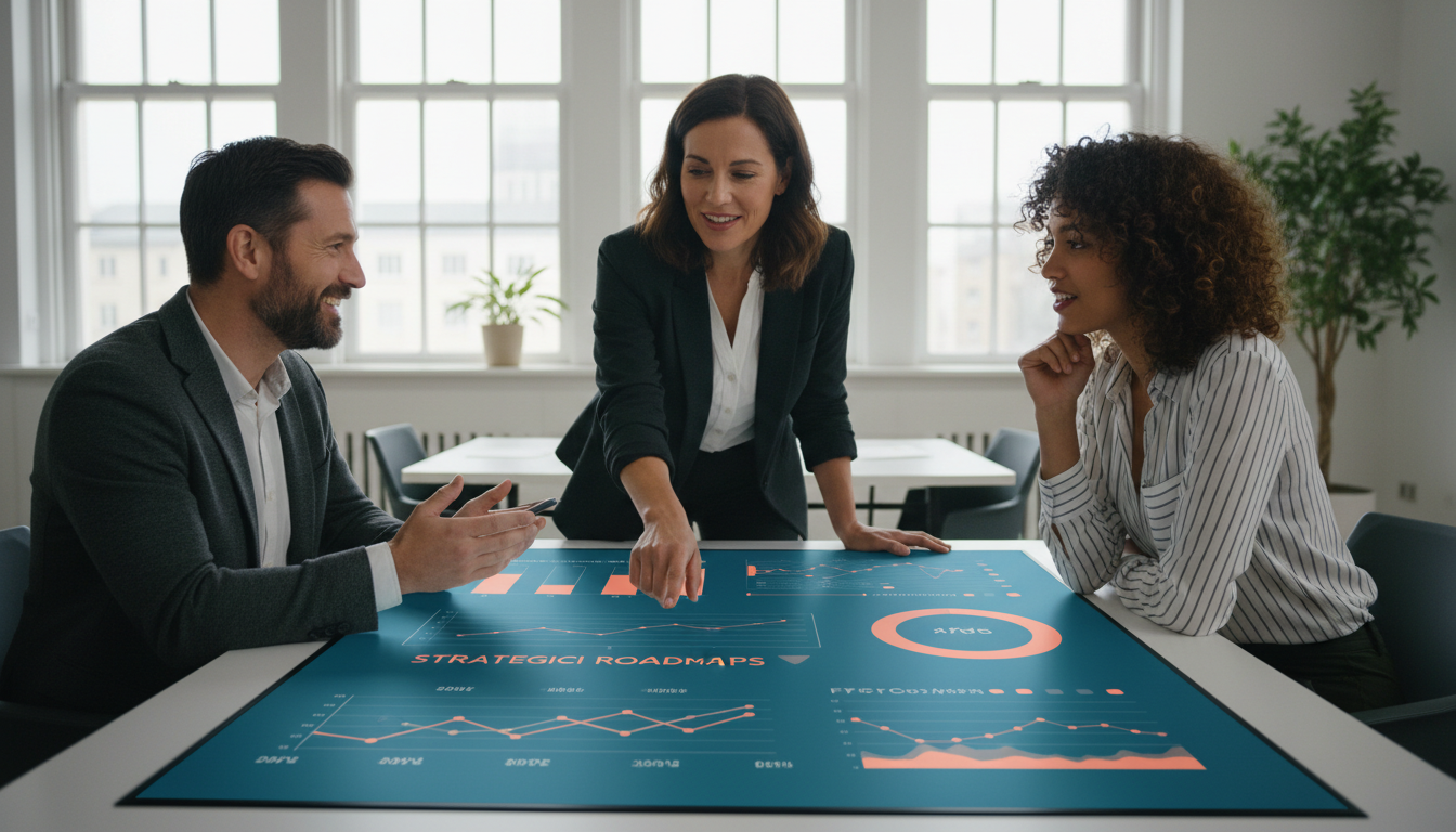 weblish.io Agency Team Collaborates on Digital Strategy with Small Business Owner