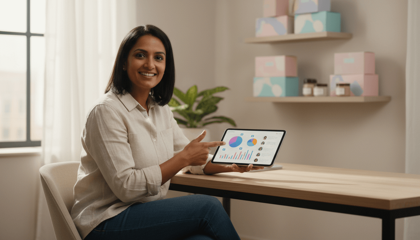 Weblish: Successful Small Business Owner Managing Instagram and Facebook Sales