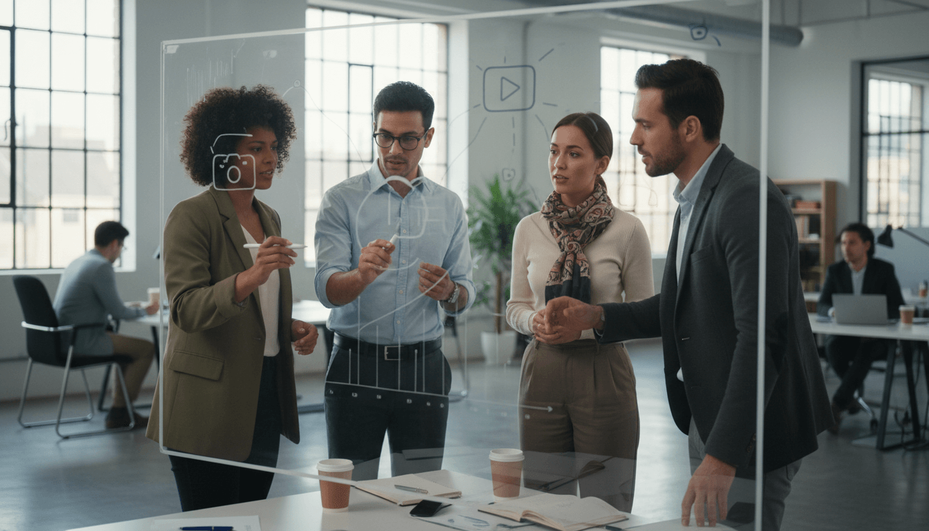 Weblish: Social Media Strategy Collaboration: Team Meeting for Content Planning and Weblish Impact