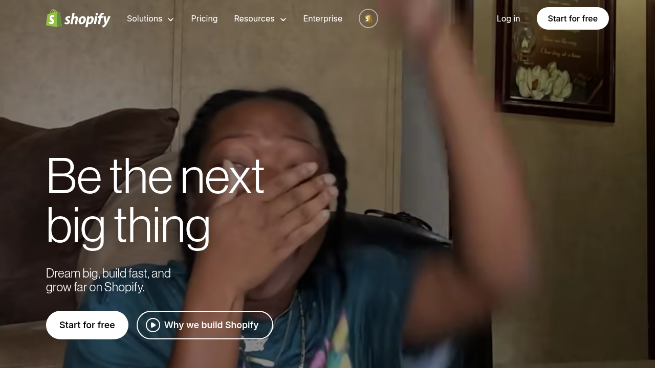 Weblish Shopify E-commerce Platform Homepage Overview